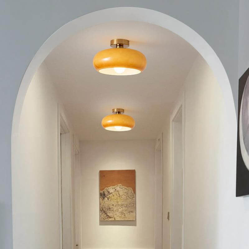 Vitrea | Retro blank kuppel semi-flush loftslampe