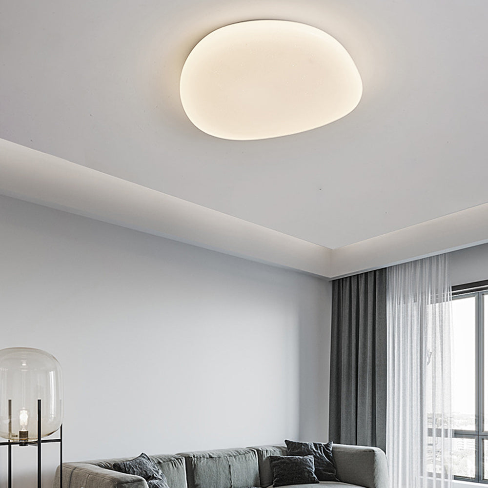 Aehelis | Moderne minimalistisk uregelmæssig pebble silhuet LED loftslampe