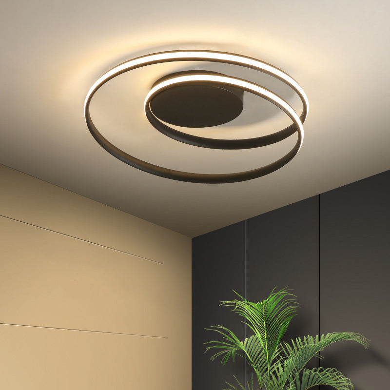 Spira | Slank minimalistisk spiralring flush mount loftslampe