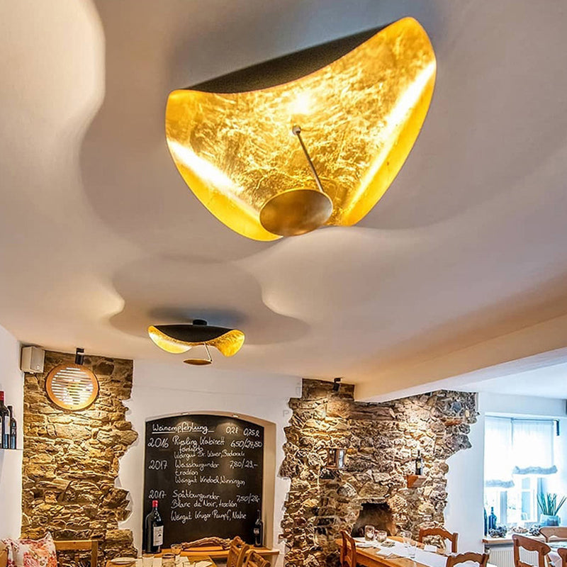 Elnari | Skulptureret blad-silhuet moderne pendel loftlampe