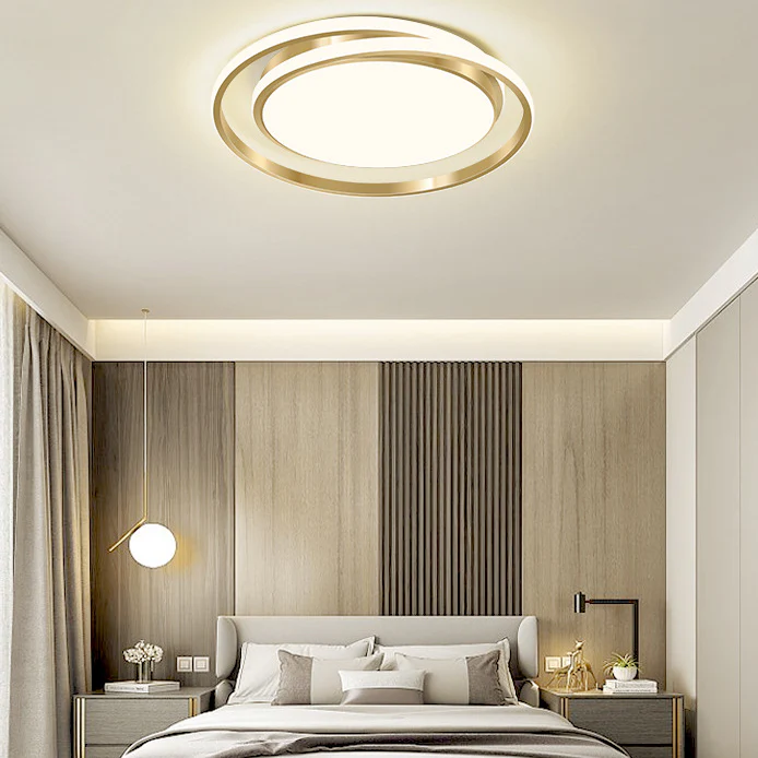 Halo | Moderne cirkulær flush mount loftslampe