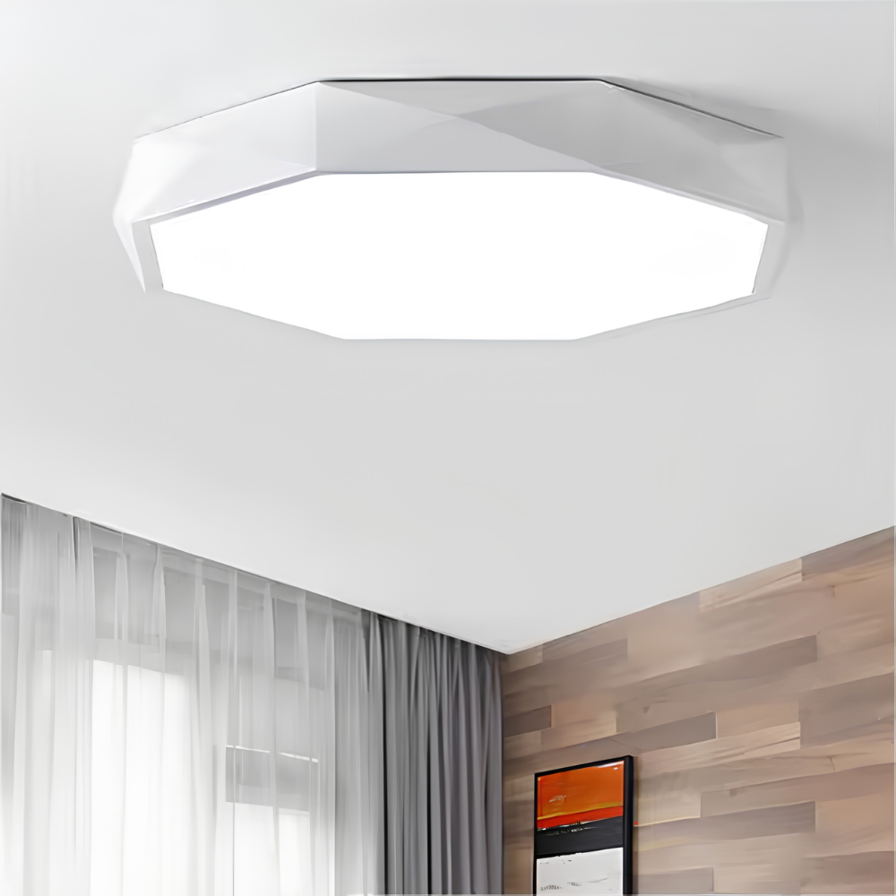 Zynthiar | Ultra slank geometrisk oktagon akryl loftslampe