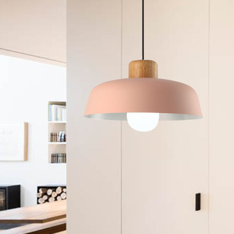 Ligna | Minimalistisk skandinavisk mat kuppelpendellampe