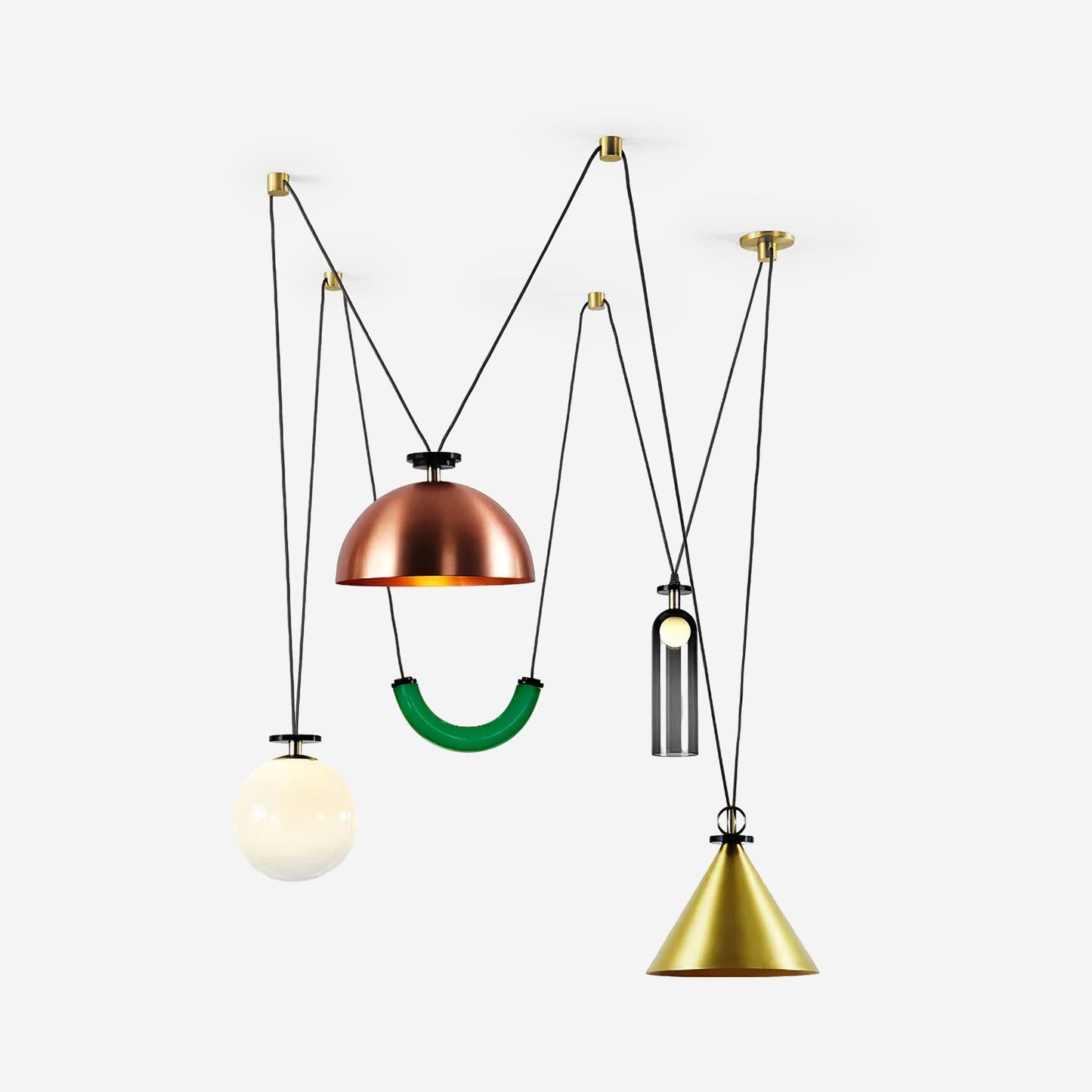 Vondisur | Minimalistisk geometrisk modulær pendellampe