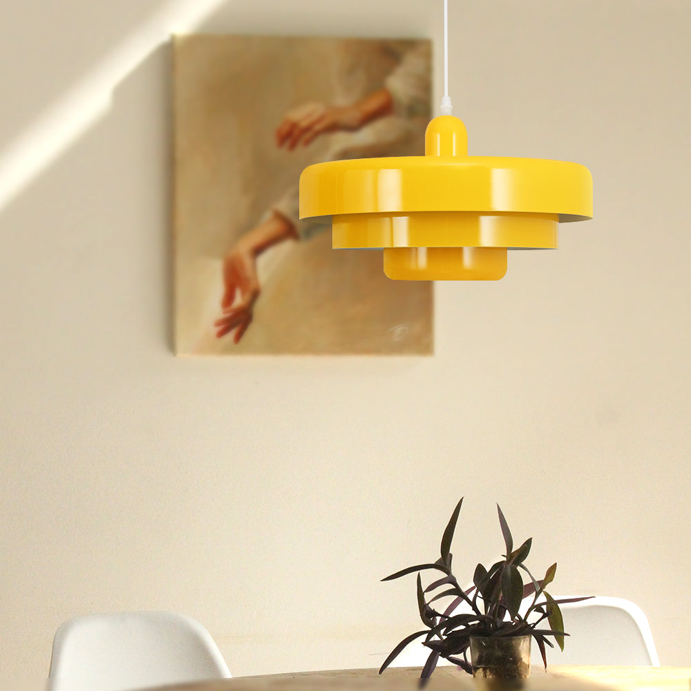 Retrova | Mid-century moderne lagdelt jernpendellampe