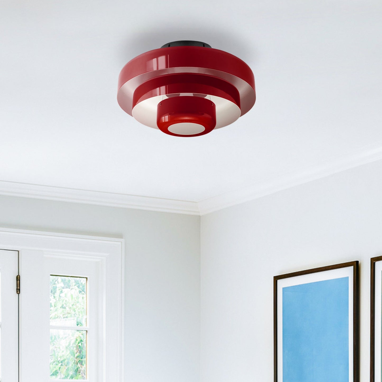 Modera | Retro lagdelt trommeloftslampe