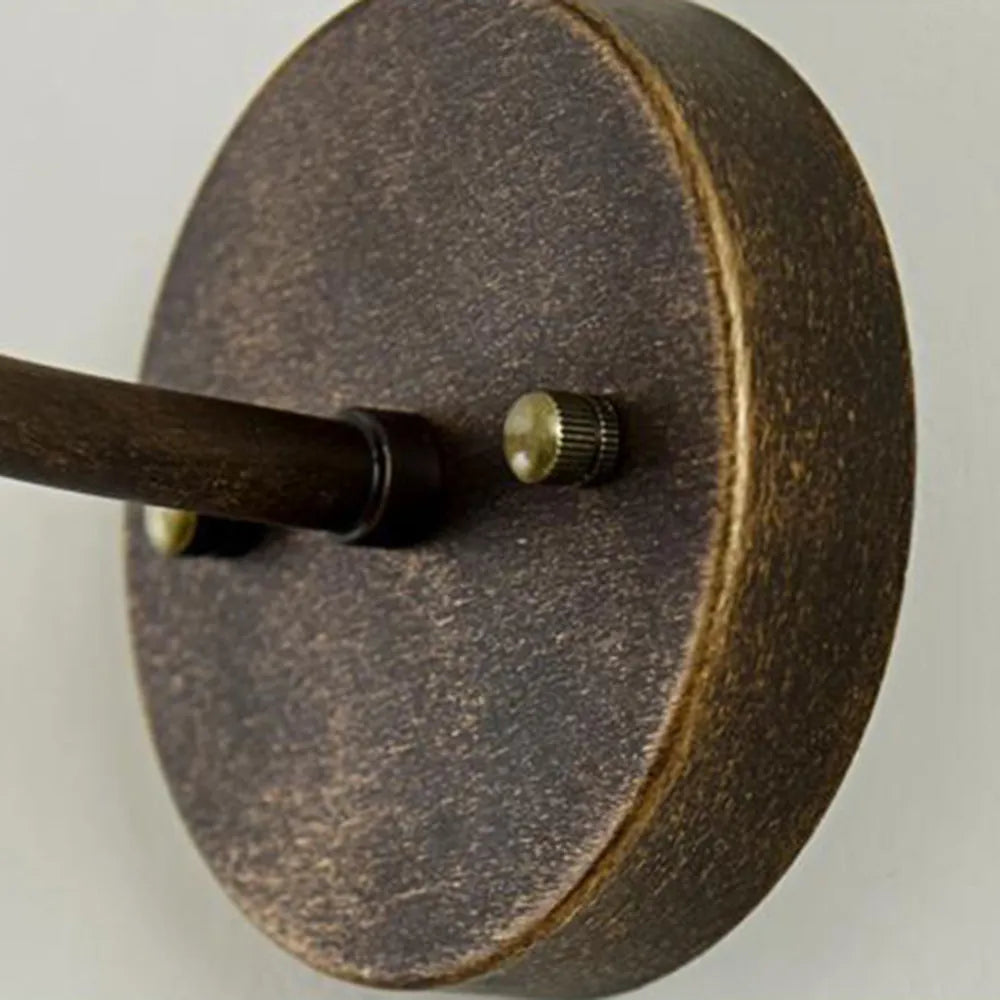 Eldenstyr | Vintage skål silhuet rustik metal væglampe