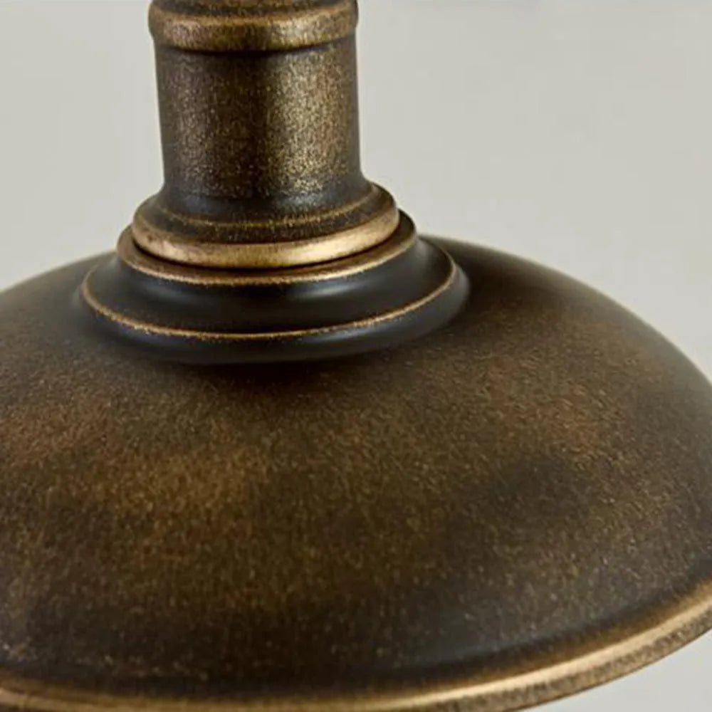 Eldenstyr | Vintage skål silhuet rustik metal væglampe