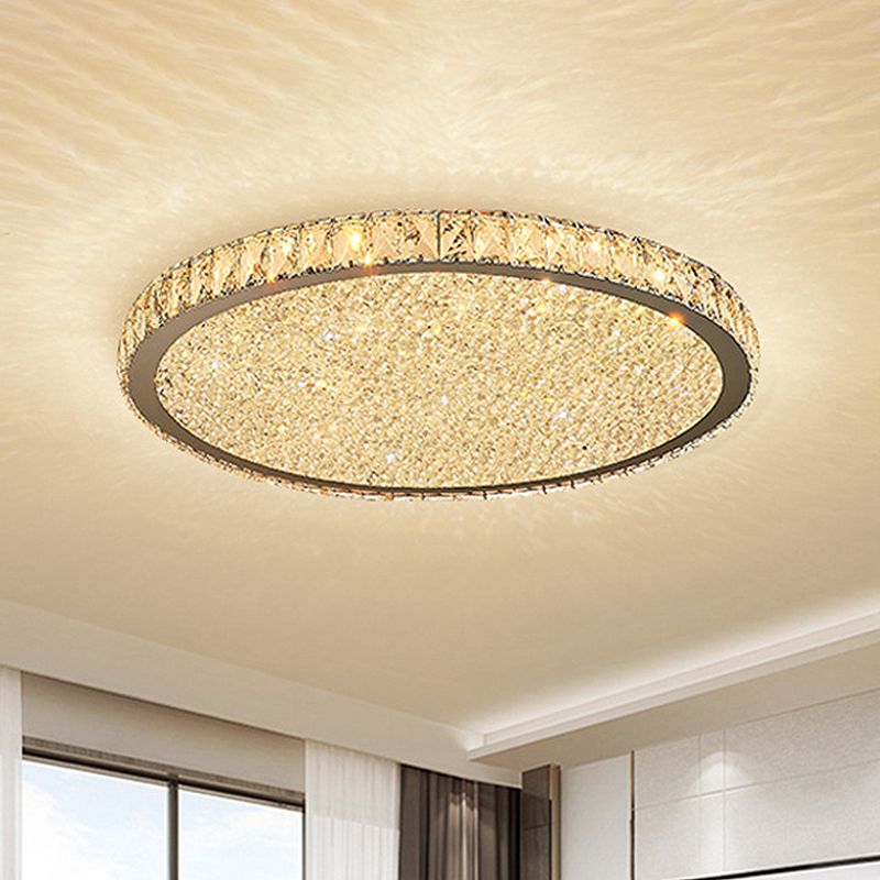 Aurum | Rund krystal juvel indbygget loftslampe