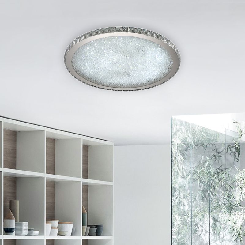 Aurum | Rund krystal juvel indbygget loftslampe