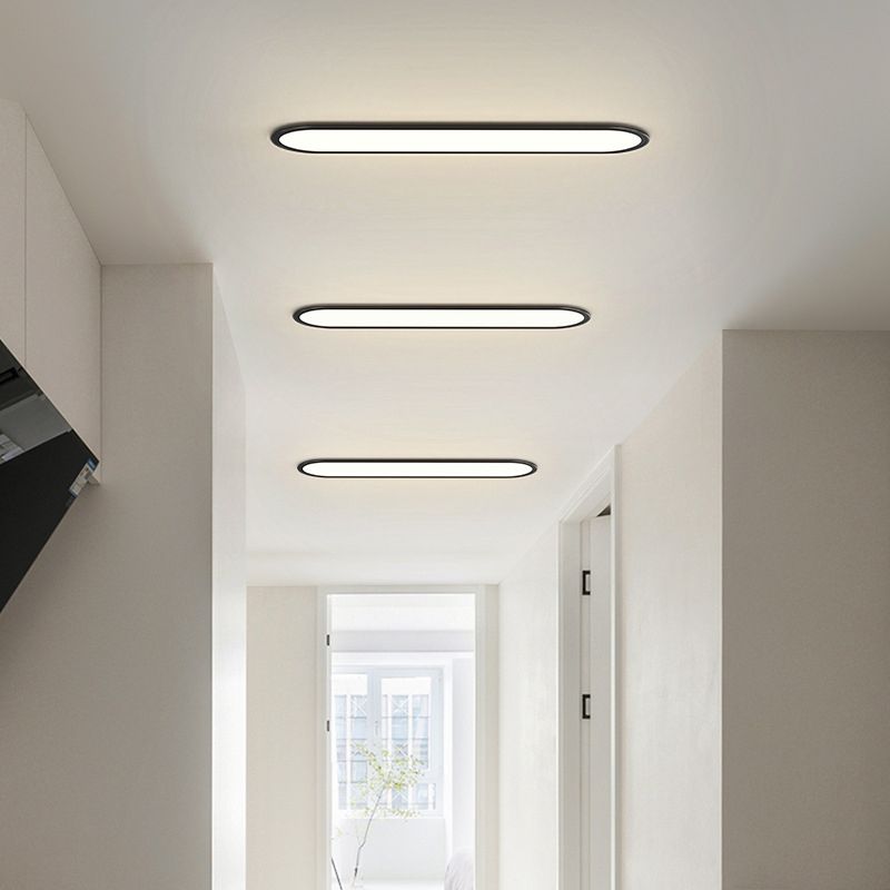 Ellia | Minimalistisk slank oval loftslampe