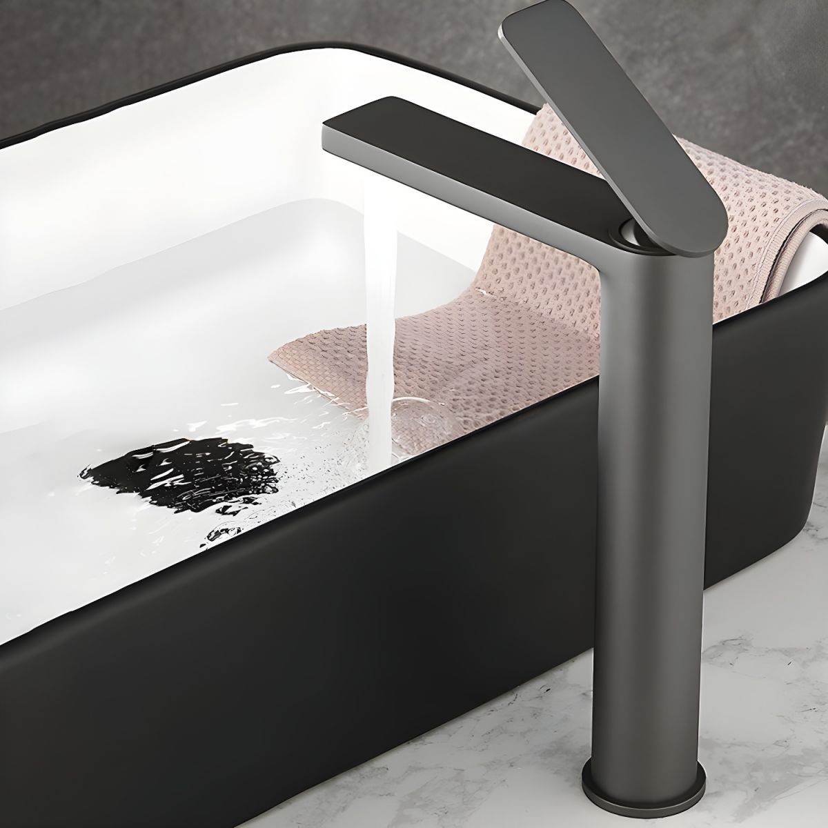 Juvandic | Moderne tilspidset cylindrisk profil til skålformet badeværelsesvask