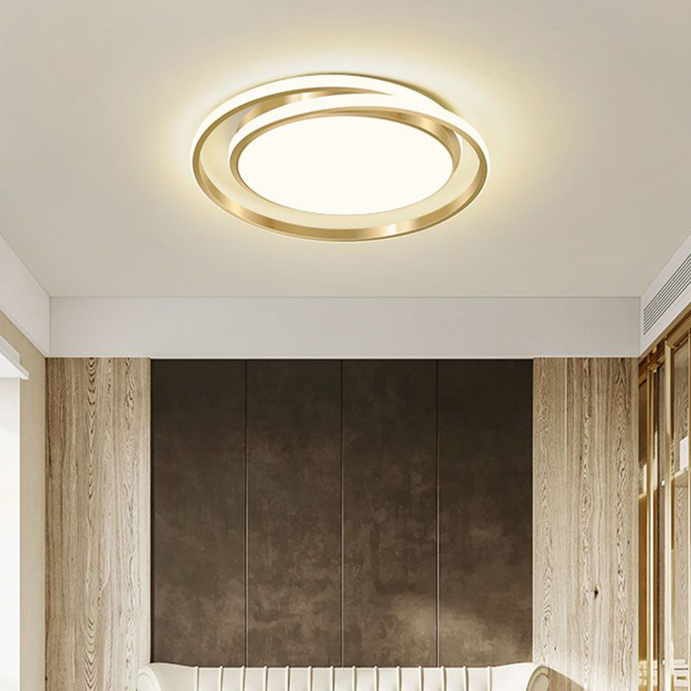 Halo | Moderne cirkulær flush mount loftslampe