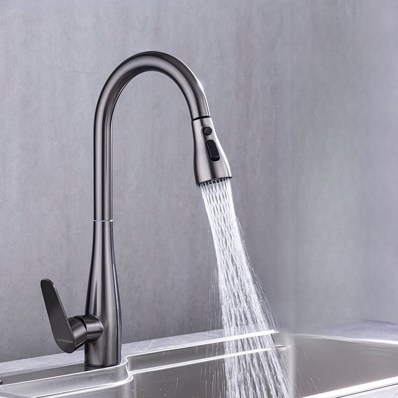 Jorunne | Nordisk høj bue udtrækkelig tud køkkenvaskarmatur