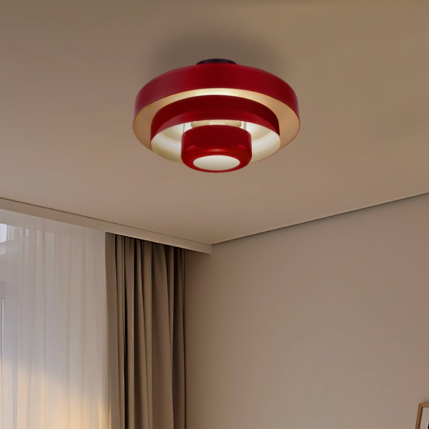 Modera | Retro lagdelt trommeloftslampe