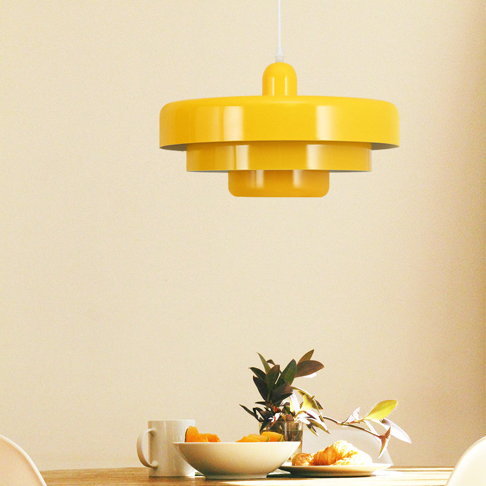 Retrova | Mid-century moderne lagdelt jernpendellampe