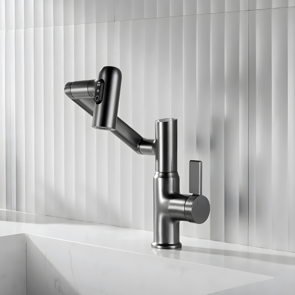 Nexus | Smart drejelig vaskearmatur med 3-sprayfunktioner og temperaturdisplay