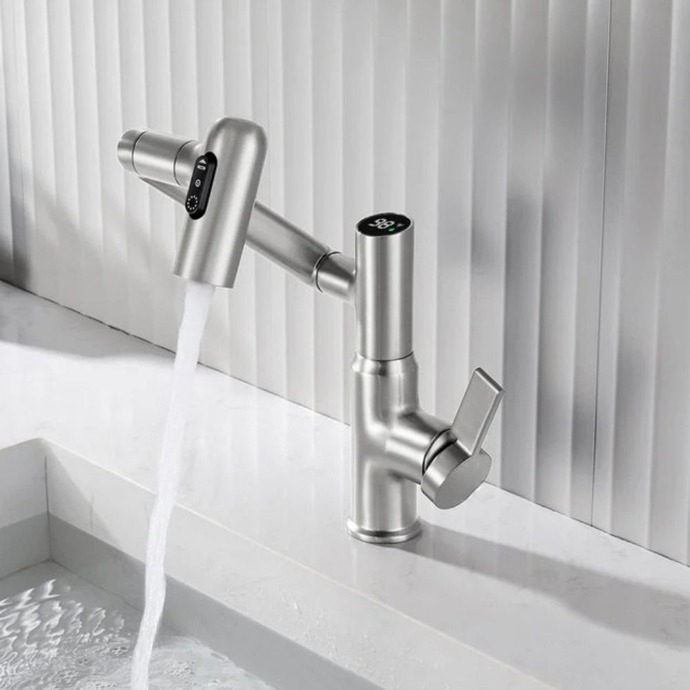 Nexus | Smart drejelig vaskearmatur med 3-sprayfunktioner og temperaturdisplay