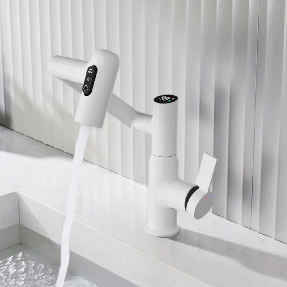 Nexus | Smart drejelig vaskearmatur med 3-sprayfunktioner og temperaturdisplay