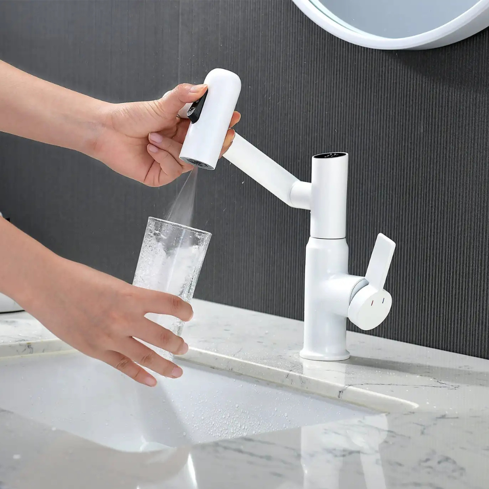 Nexus | Smart drejelig vaskearmatur med 3-sprayfunktioner og temperaturdisplay