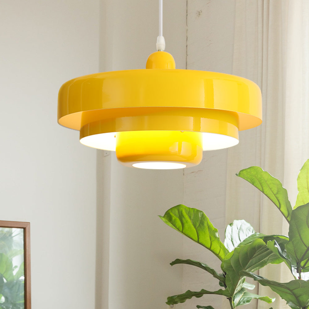 Retrova | Mid-century moderne lagdelt jernpendellampe