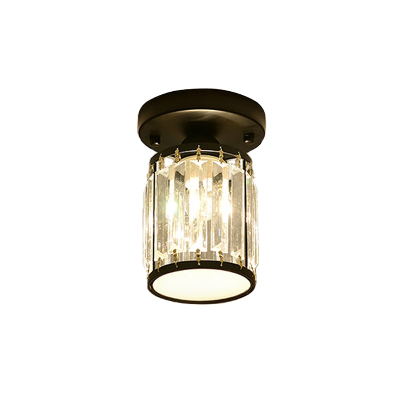 Facetteret krystal semi-indbygnings foyer loftlampe