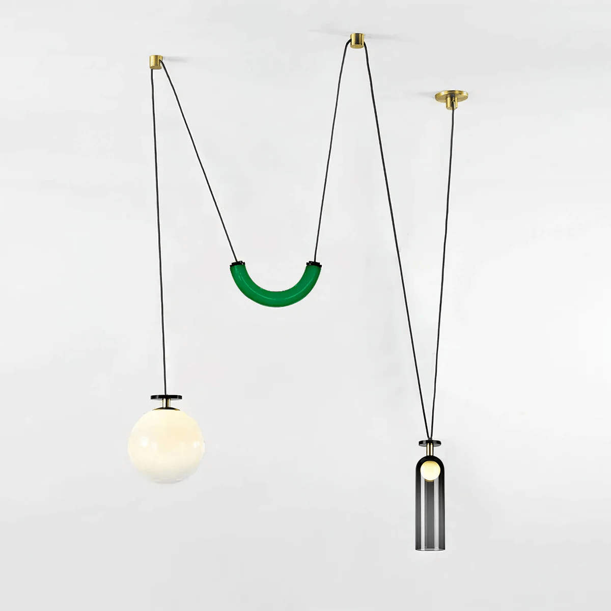 Vondisur | Minimalistisk geometrisk modulær pendellampe