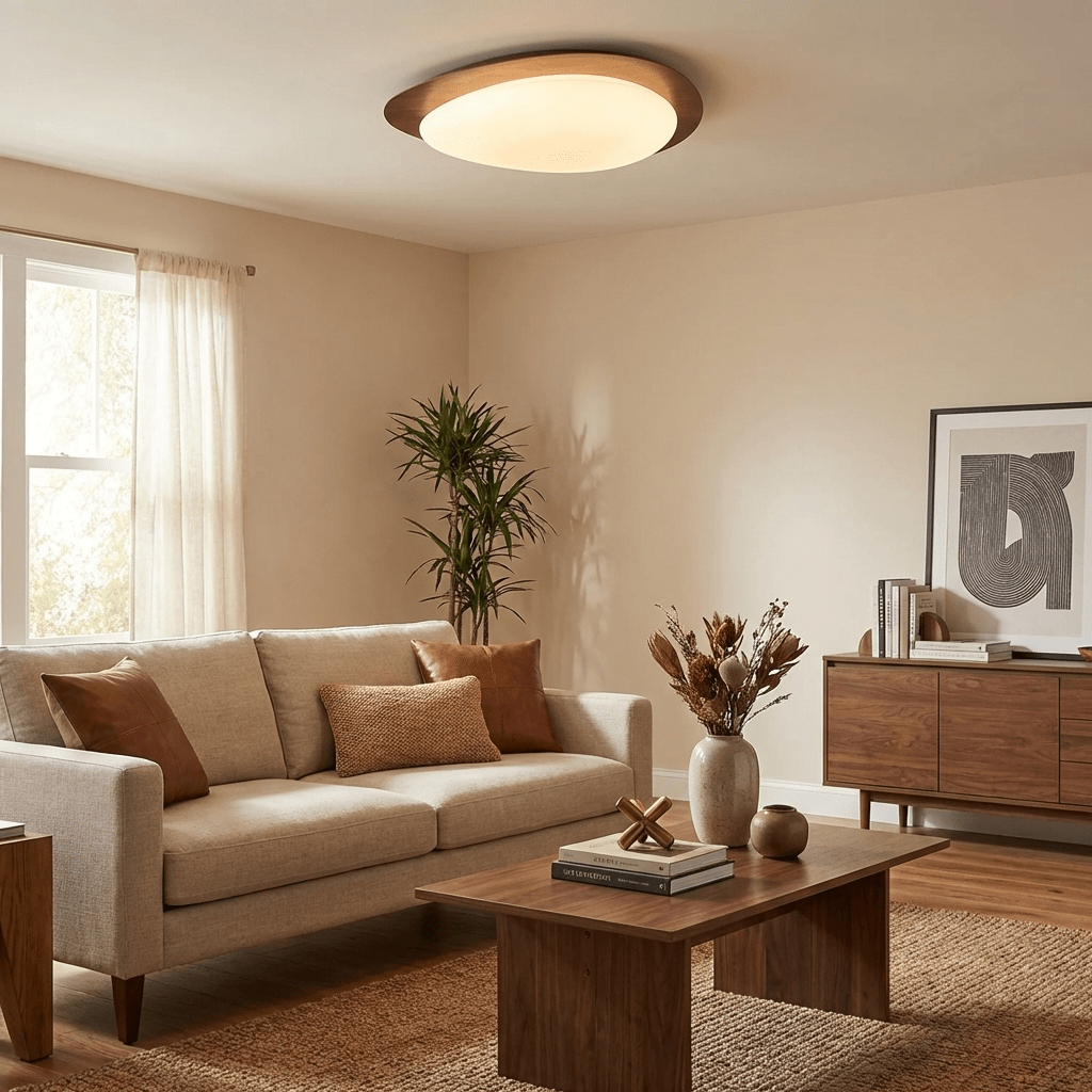 Elenorris | Skulpturel Pebble Silhuet Indbygningsloftlampe