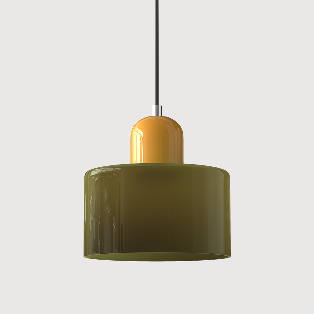 Chroma | Moderne Bauhaus cylinder- og kuppelglas pendel