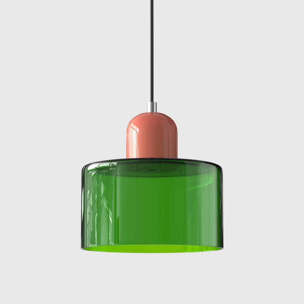 Chroma | Moderne Bauhaus cylinder- og kuppelglas pendel