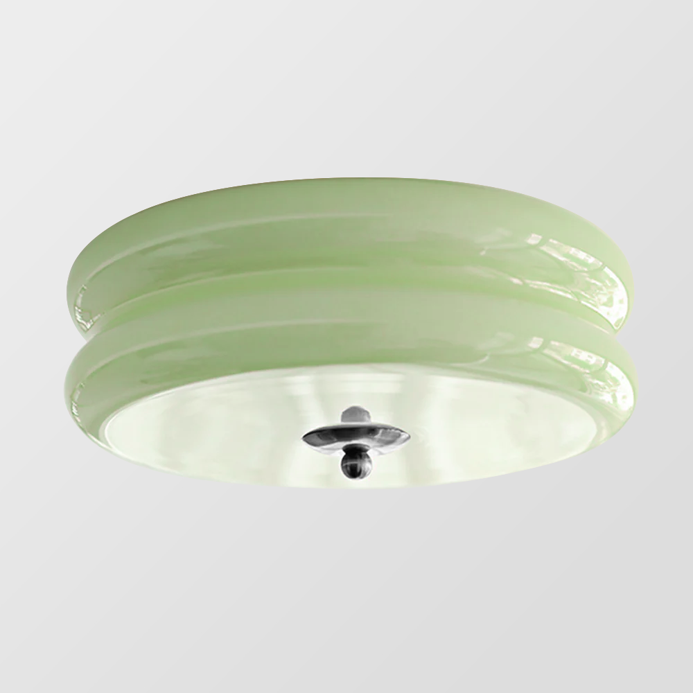 Crema | Vintage cremeglas flush mount loftslampe
