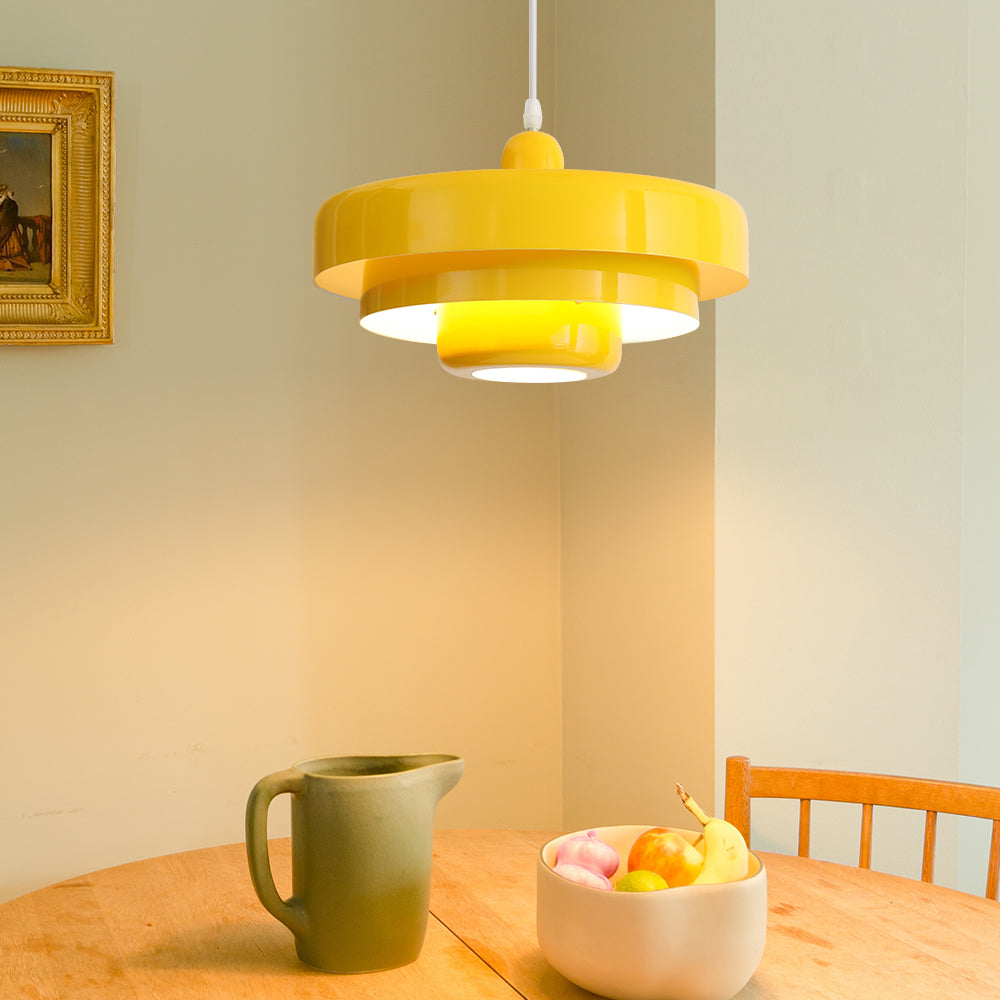 Retrova | Mid-century moderne lagdelt jernpendellampe