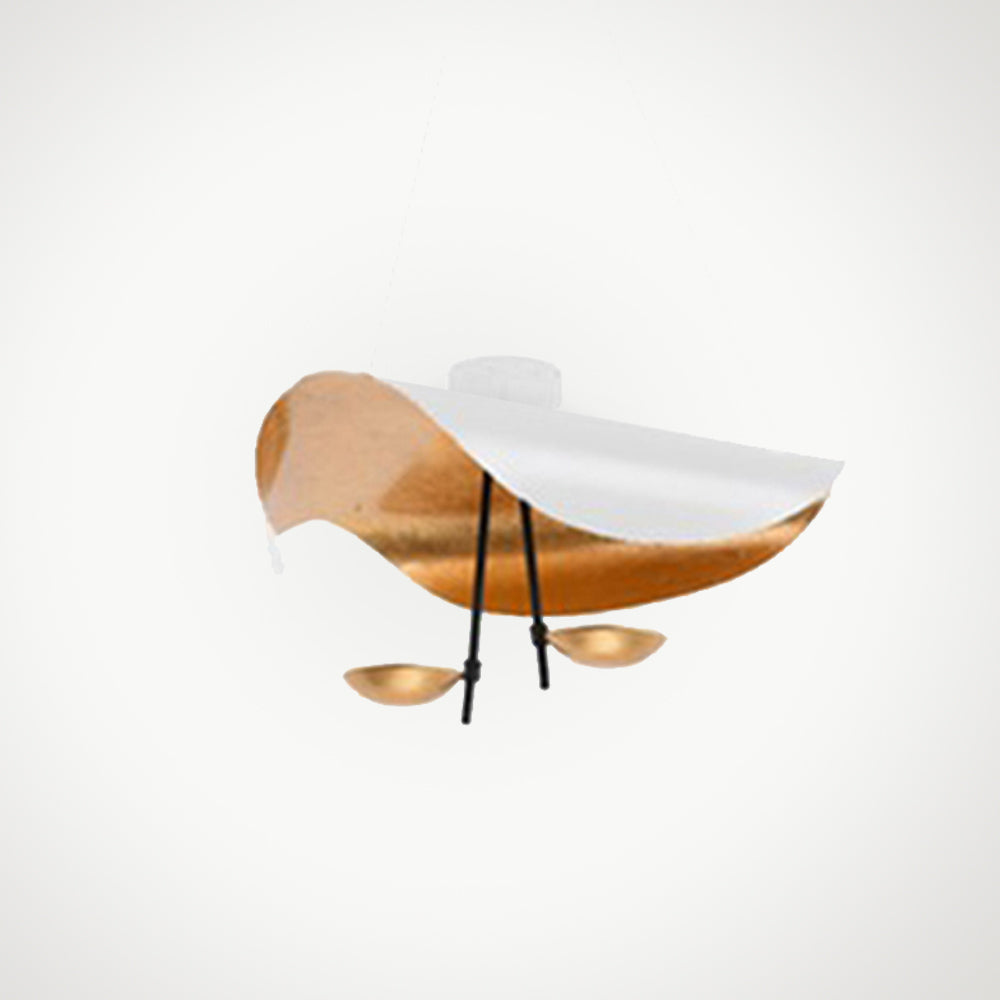 Elnari | Skulptureret blad-silhuet moderne pendel loftlampe