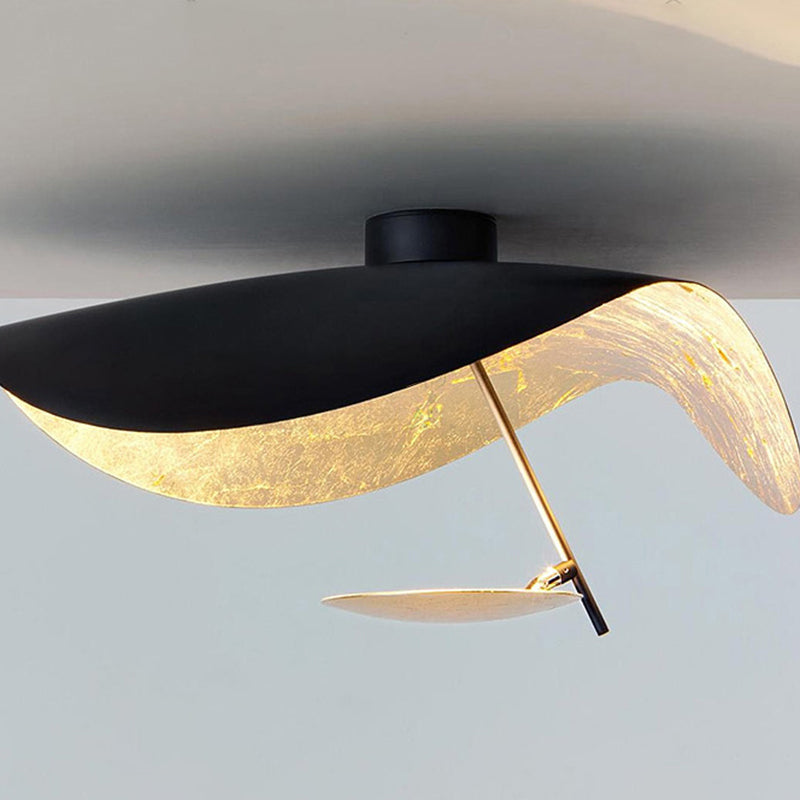 Elnari | Skulptureret blad-silhuet moderne pendel loftlampe