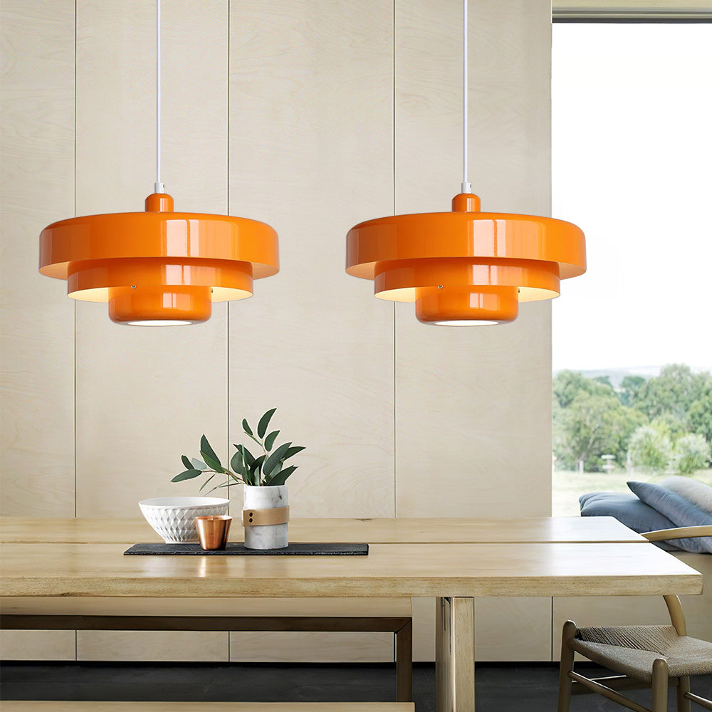 Retrova | Mid-century moderne lagdelt jernpendellampe