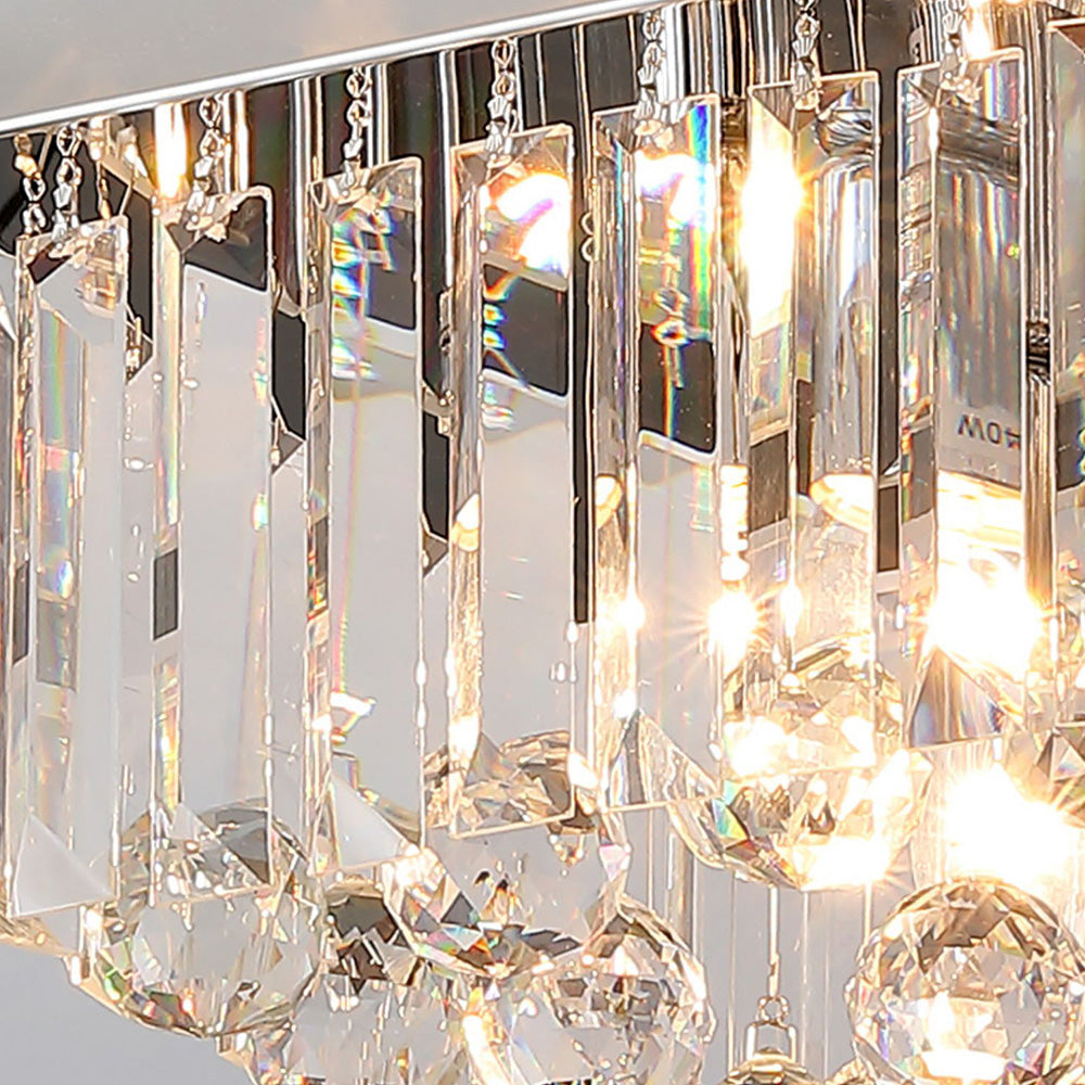Prisma | Luksuriøs krystalprisme trommeloftslampe