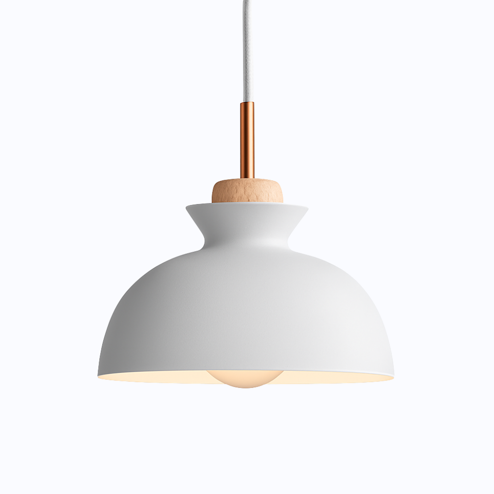 Ferune | Nordisk industriel metal skærm pendel lampe