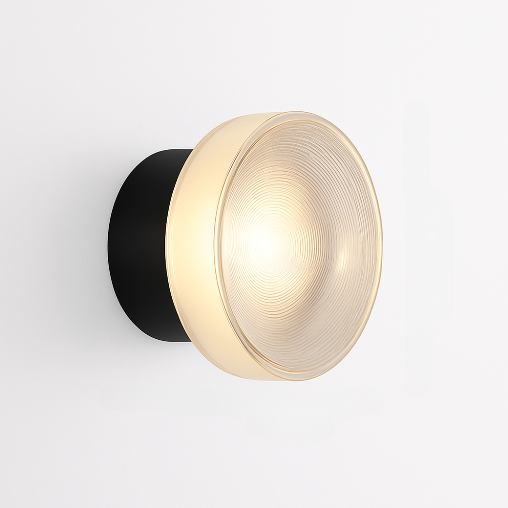 Velisyn | Moderne rund LED væglampe med matteret glas
