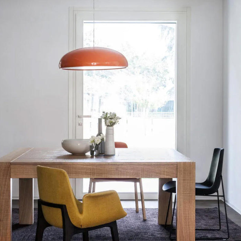 Lera | Kunstnerisk deco metal rund svamp pendellampe