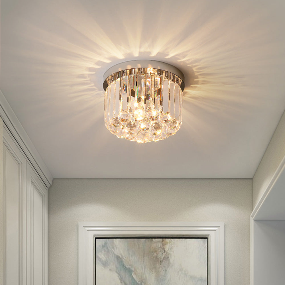 Prisma | Luksuriøs krystalprisme trommeloftslampe