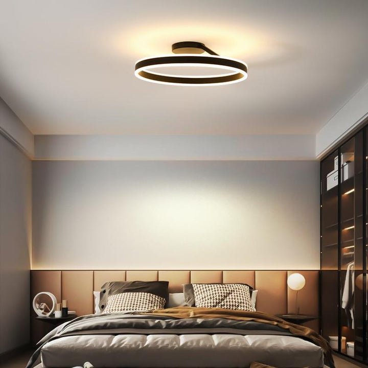 Aeris | Nordisk cirkulær metal flush mount loftslampe
