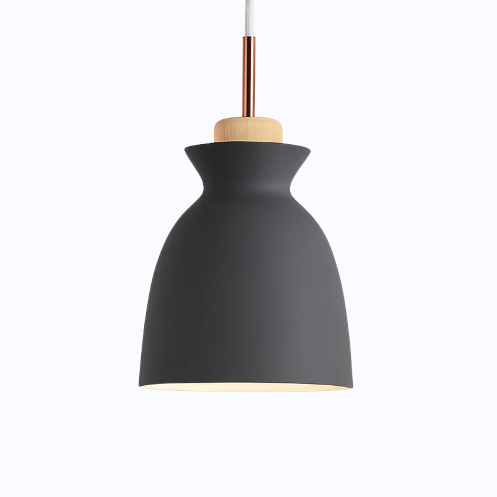 Ferune | Nordisk industriel metal skærm pendel lampe