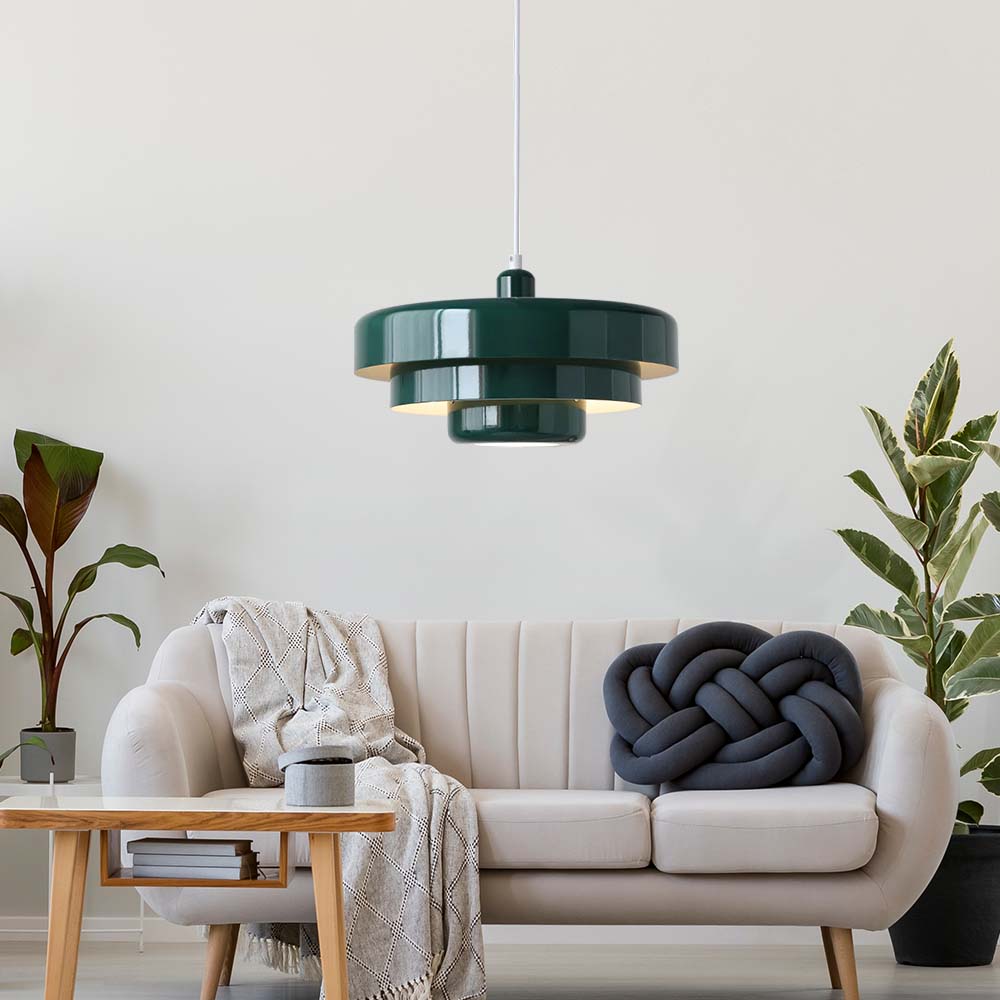 Retrova | Mid-century moderne lagdelt jernpendellampe