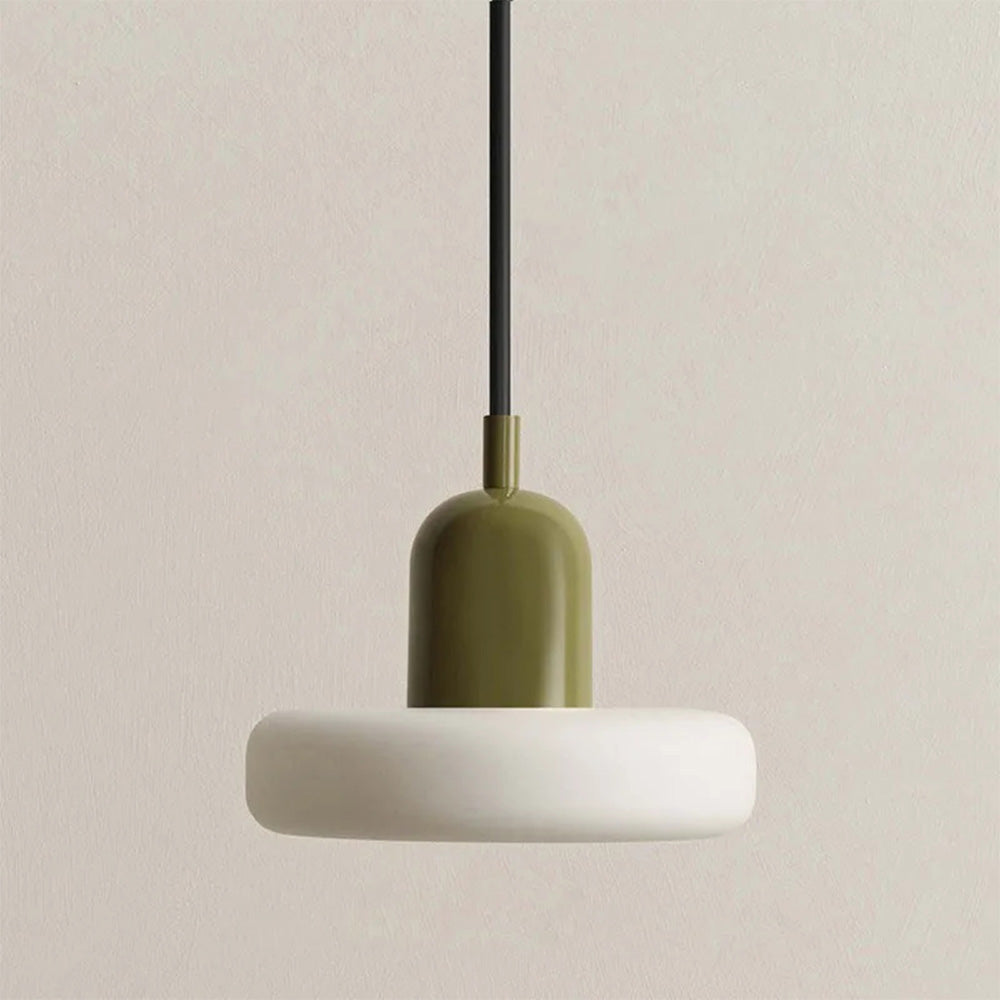 Glat kuppel skandinavisk minimalistisk frostet glas hængelampe
