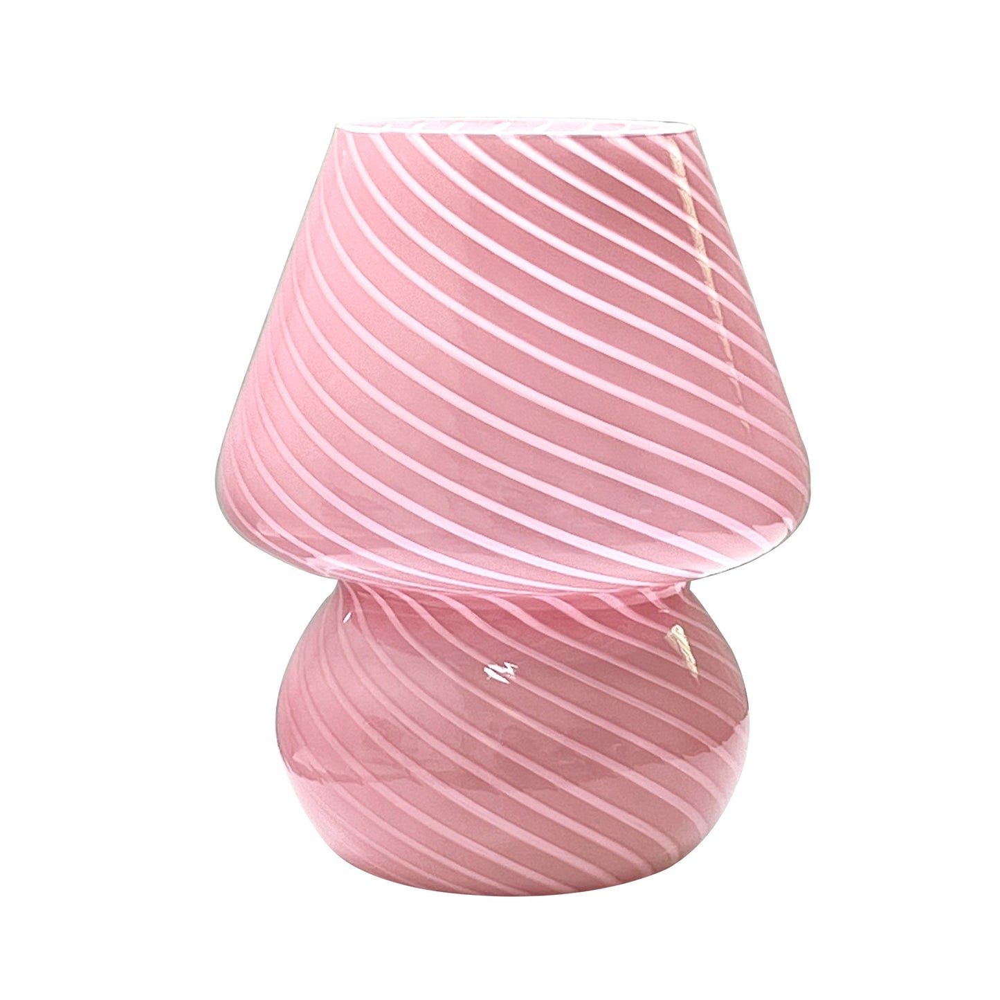 Snoet Kunstglas Svampe Dæmpbar Bordlampe