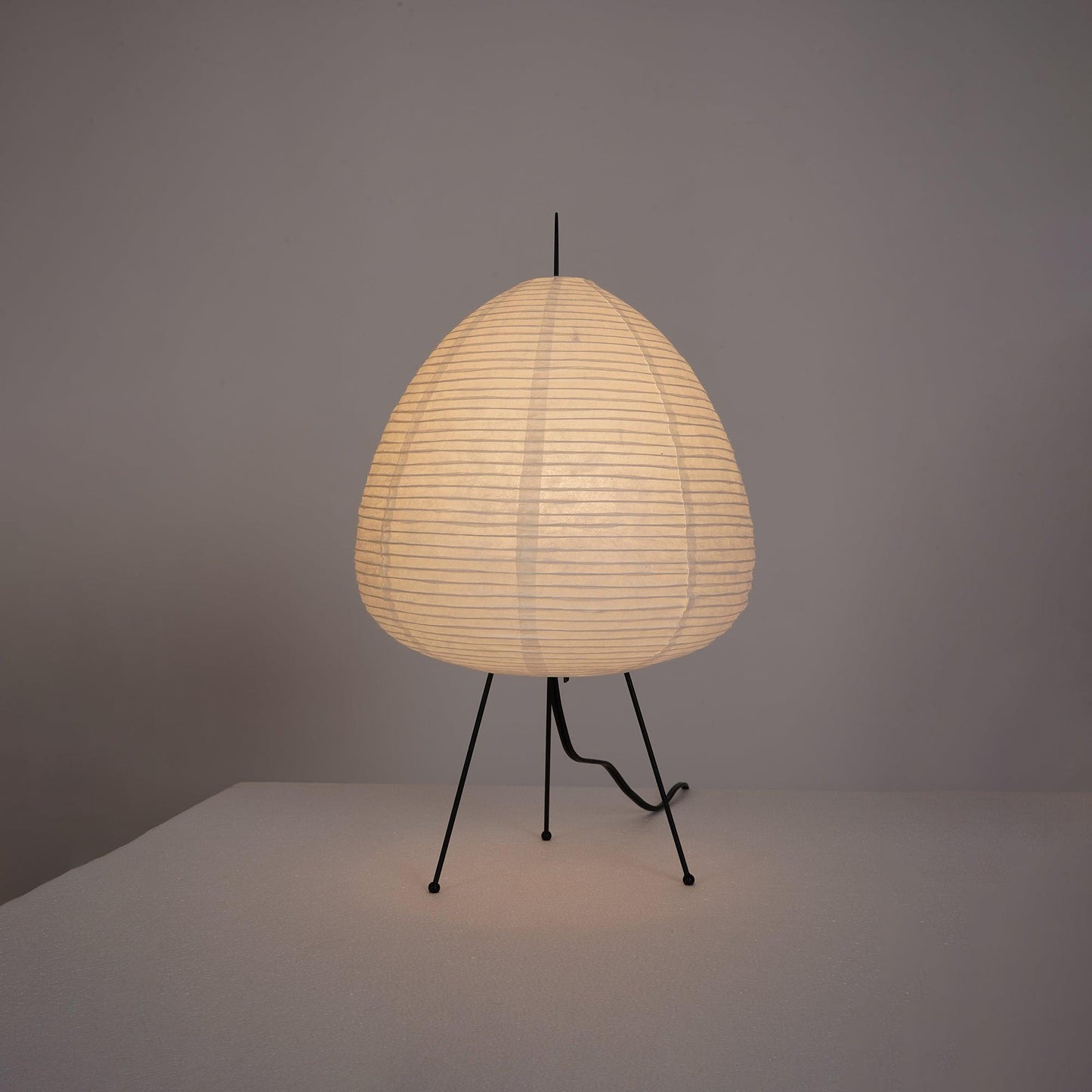Kryntaleo | Japansk Ribbede Bambus Silhuet Oriental Accent Bordlampe