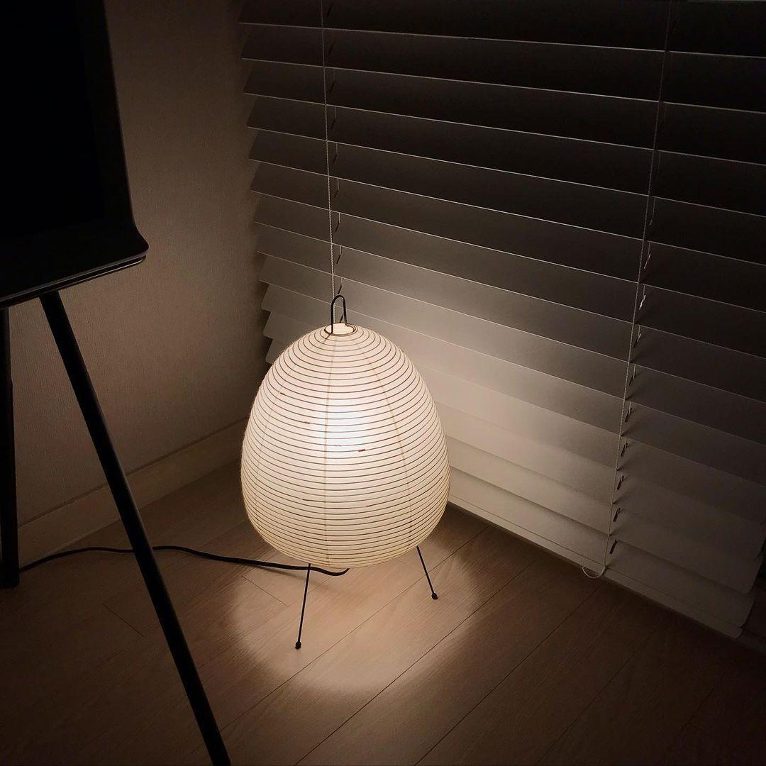 Kryntaleo | Japansk Ribbede Bambus Silhuet Oriental Accent Bordlampe