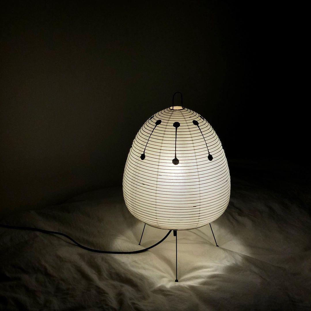Kryntaleo | Japansk Ribbede Bambus Silhuet Oriental Accent Bordlampe