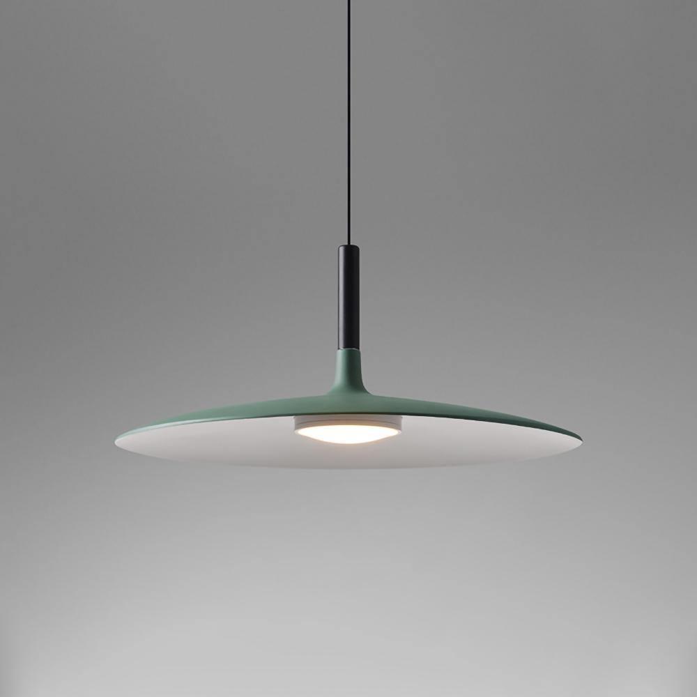 Thaloric | Minimalistisk industriel aluminium flad skive pendel