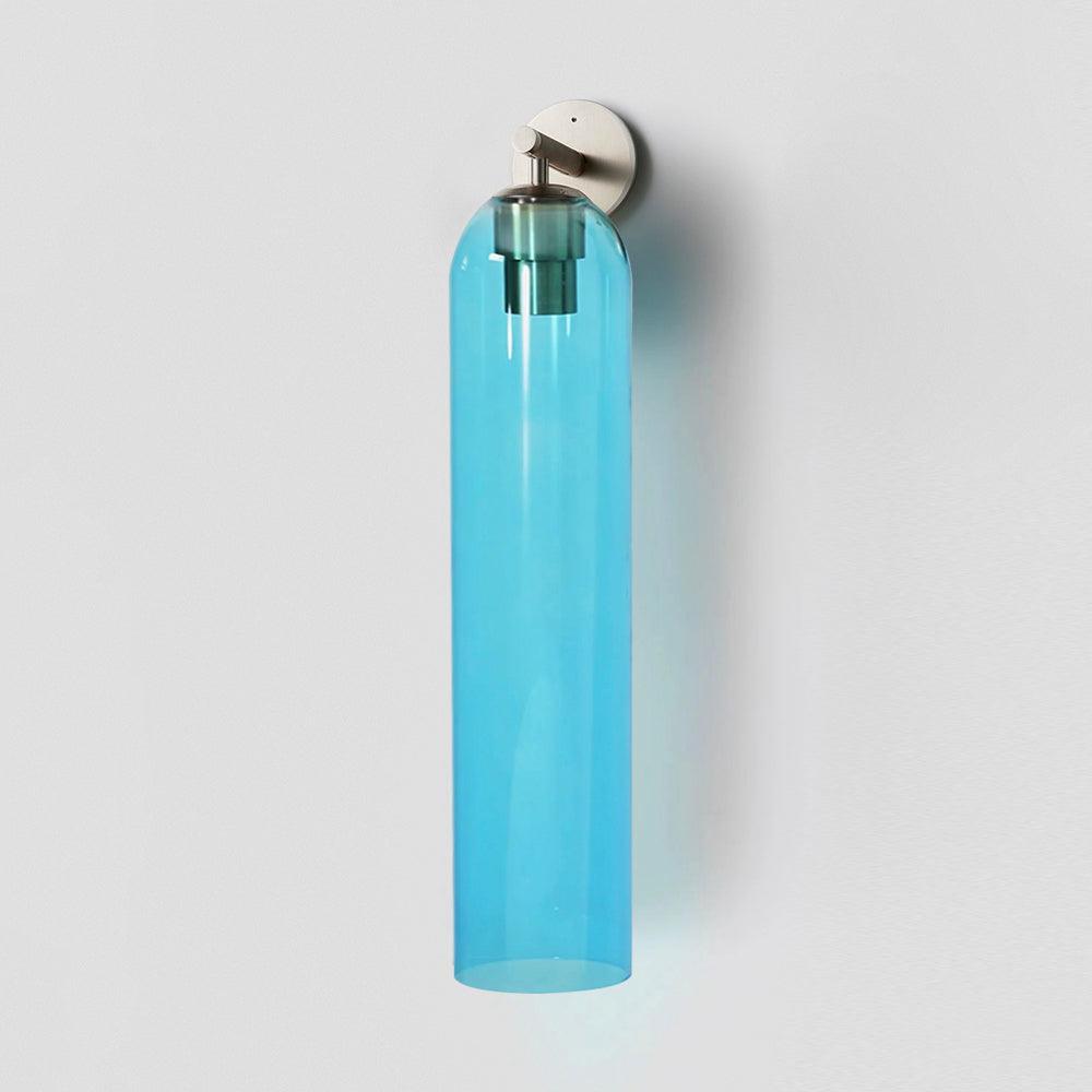 Luvia | Elegant cylindrisk art deco glas væglampe